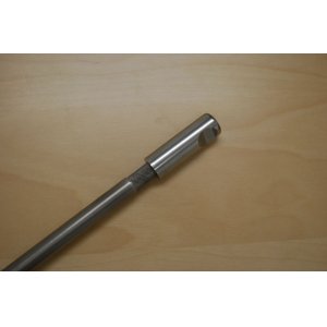 画像: オリジナル チタン丸棒 15Φ×1000ｍｍ 【ピトンキャップ付】 ★送料無料★