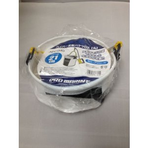 画像: PRO MARINE EVAハイパー反転バケツ DX 丸 21CM ホワイト 